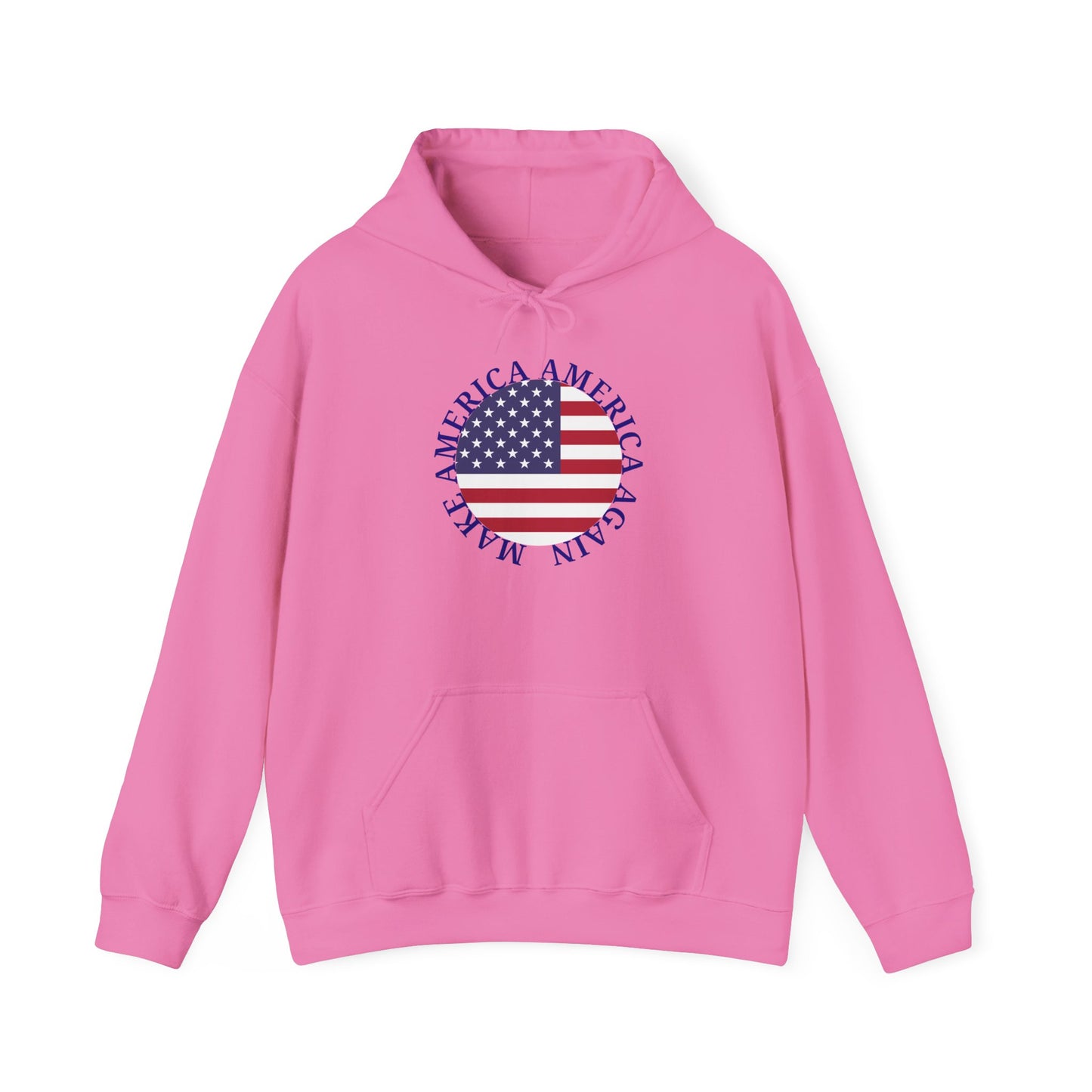 Make America America Again Flag Hooded Sweatshirt