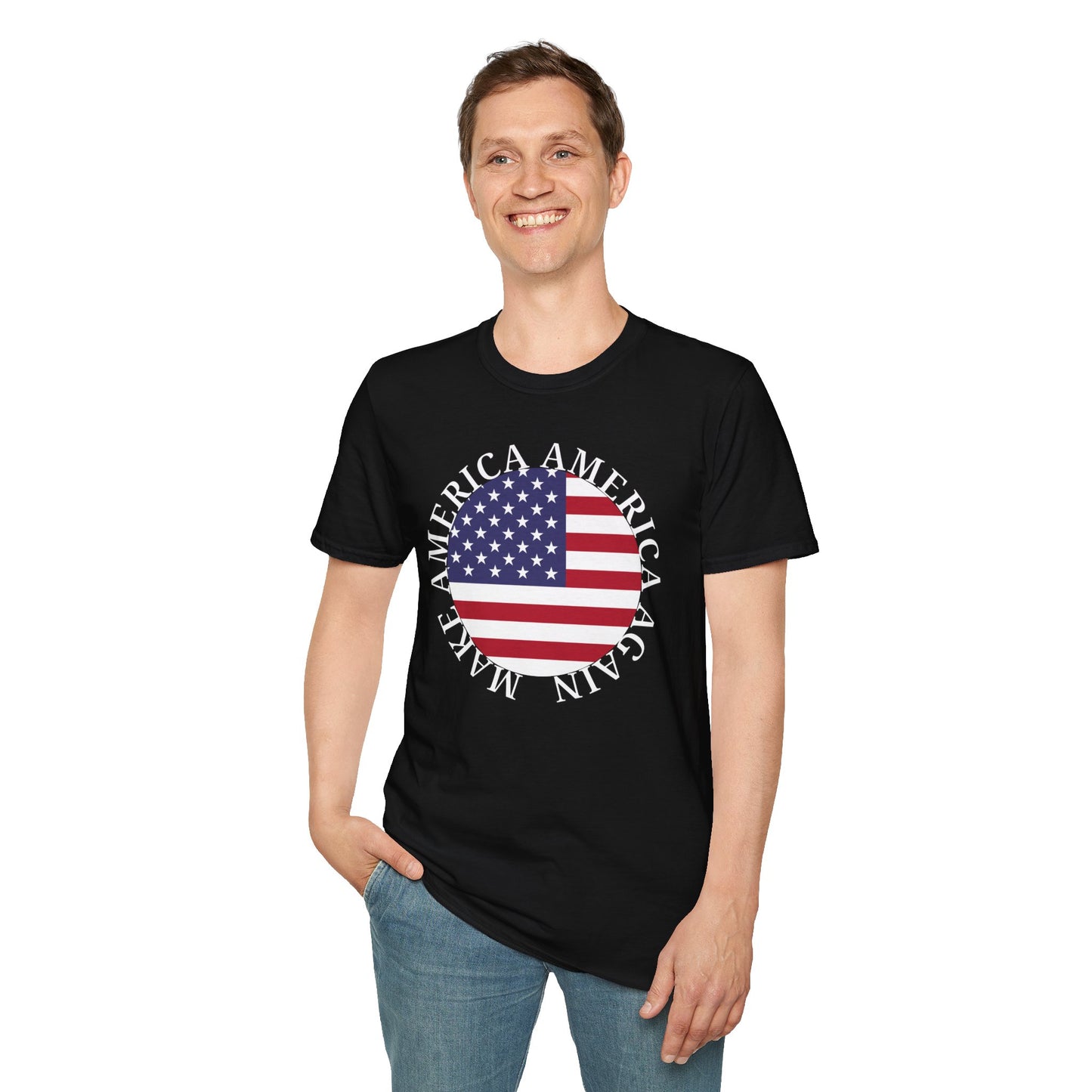 Make America America Again Flag T-Shirt