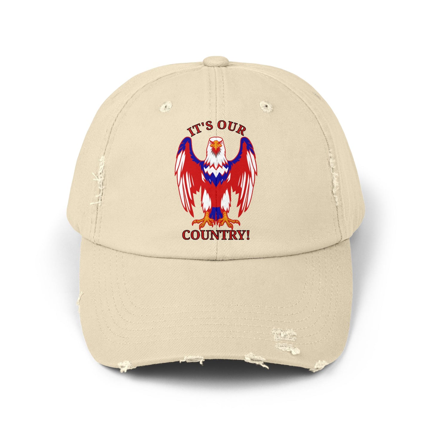 It's Our Country Distressed Cap