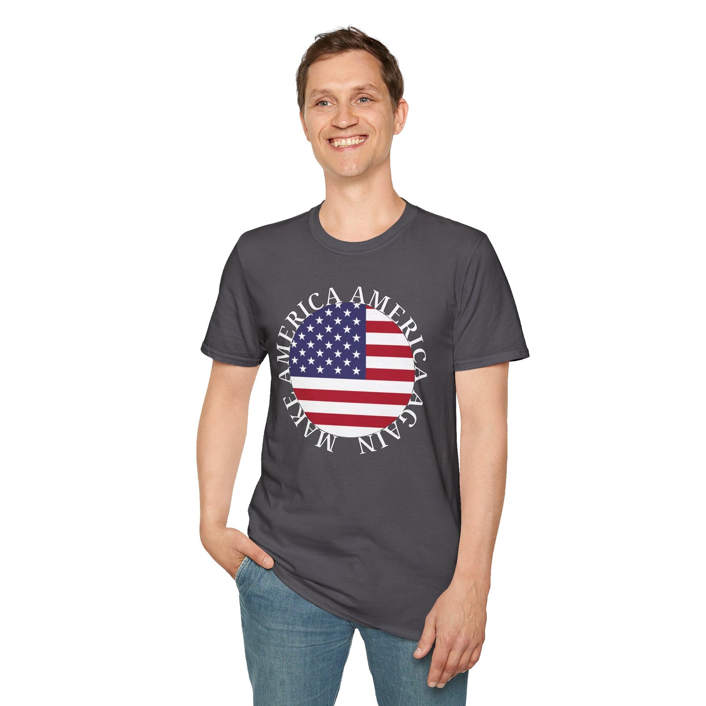 Make America America Again Flag T-Shirt