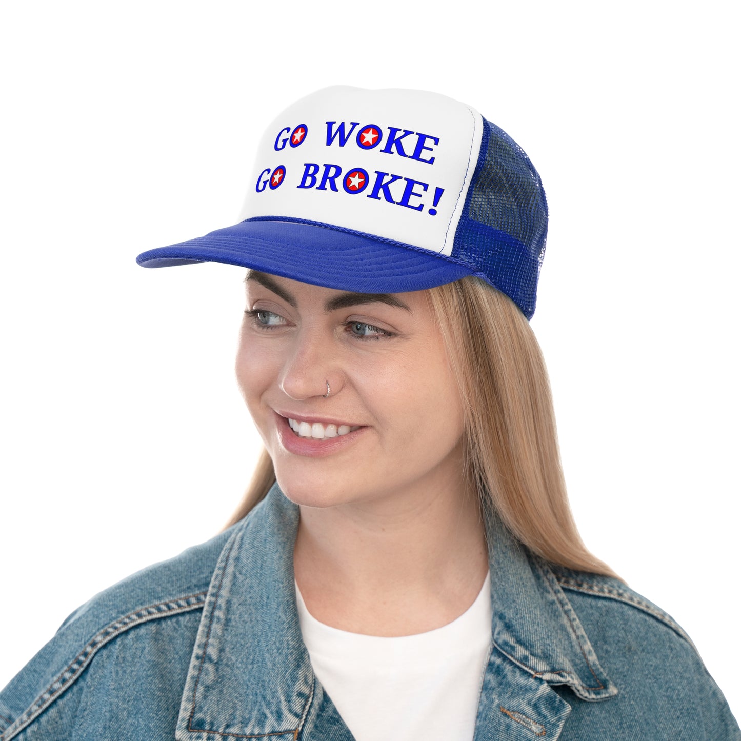 Go Woke Go Broke! Trucker Cap