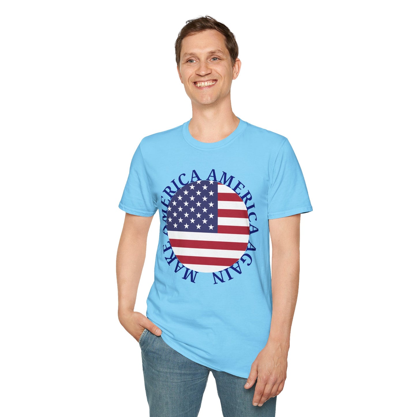 Make America America Again Flag T-Shirt