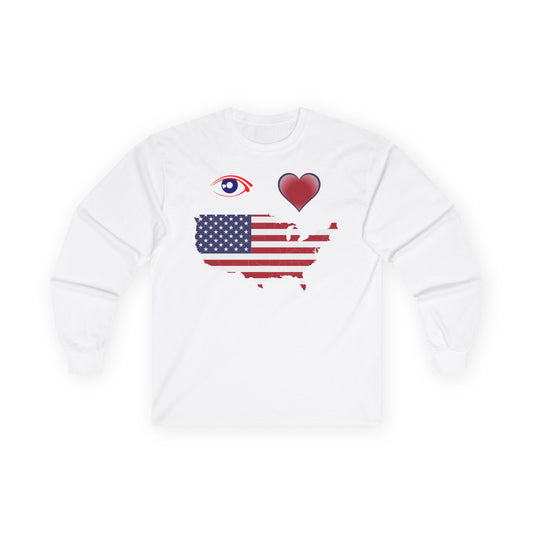 I Love America Long Sleeve Tee