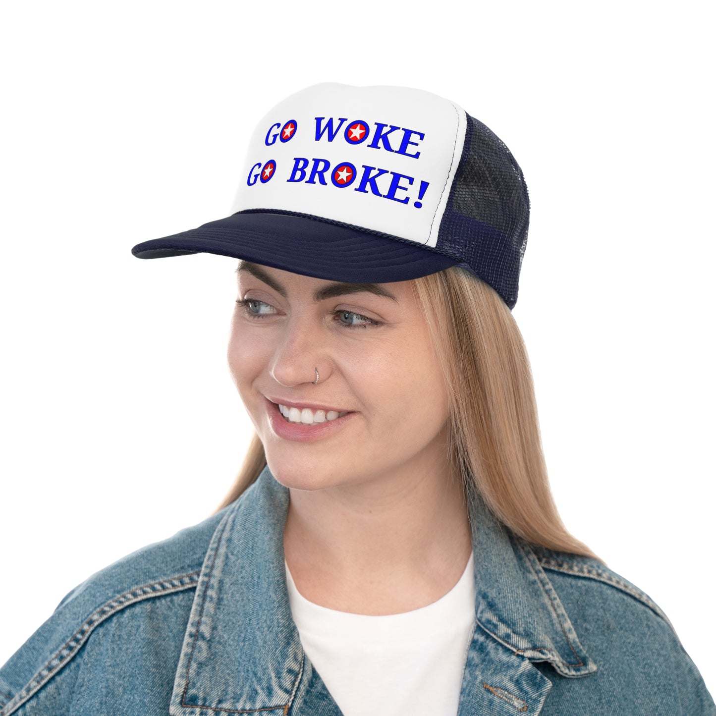 Go Woke Go Broke! Trucker Cap