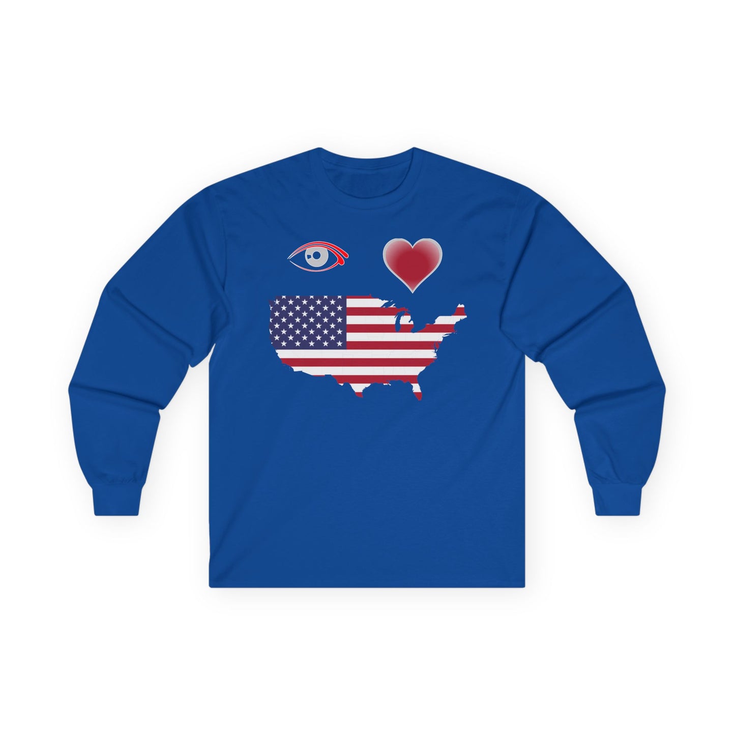 I Love America Long Sleeve Tee