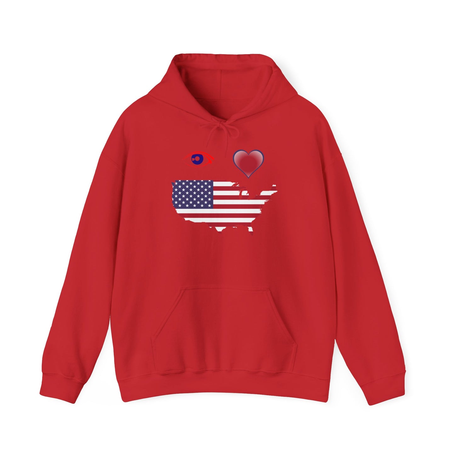 I Love America Hooded Sweatshirt