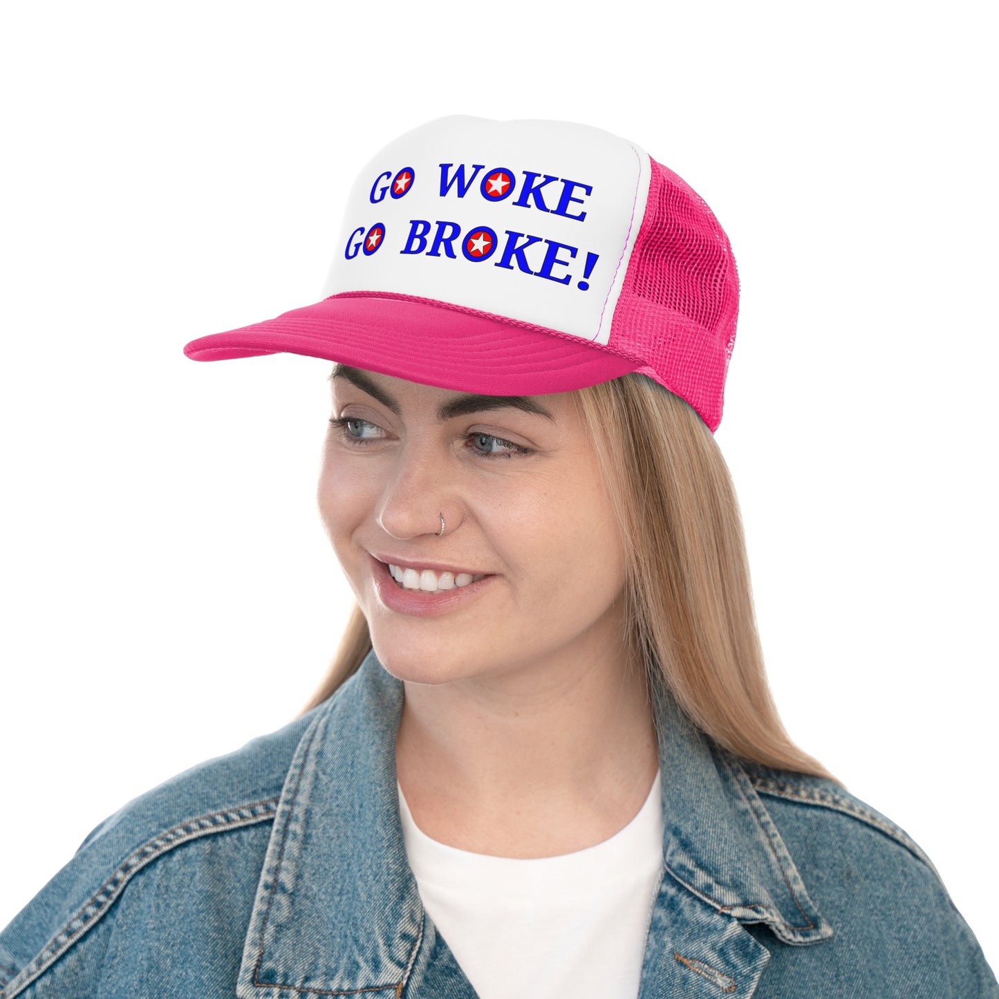 Go Woke Go Broke! Trucker Cap