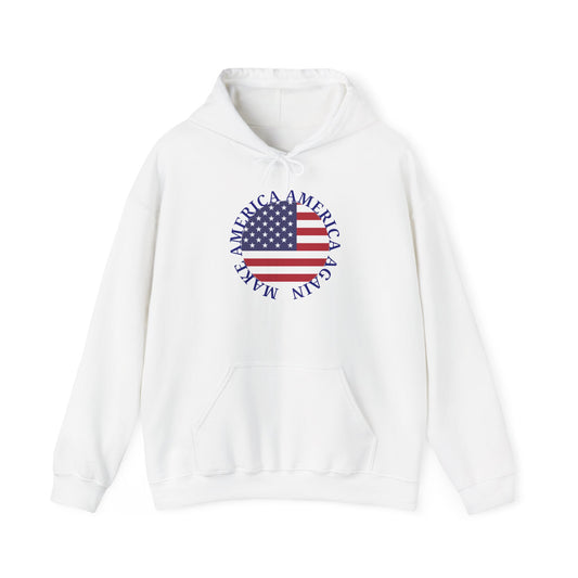 Make America America Again Flag Hooded Sweatshirt