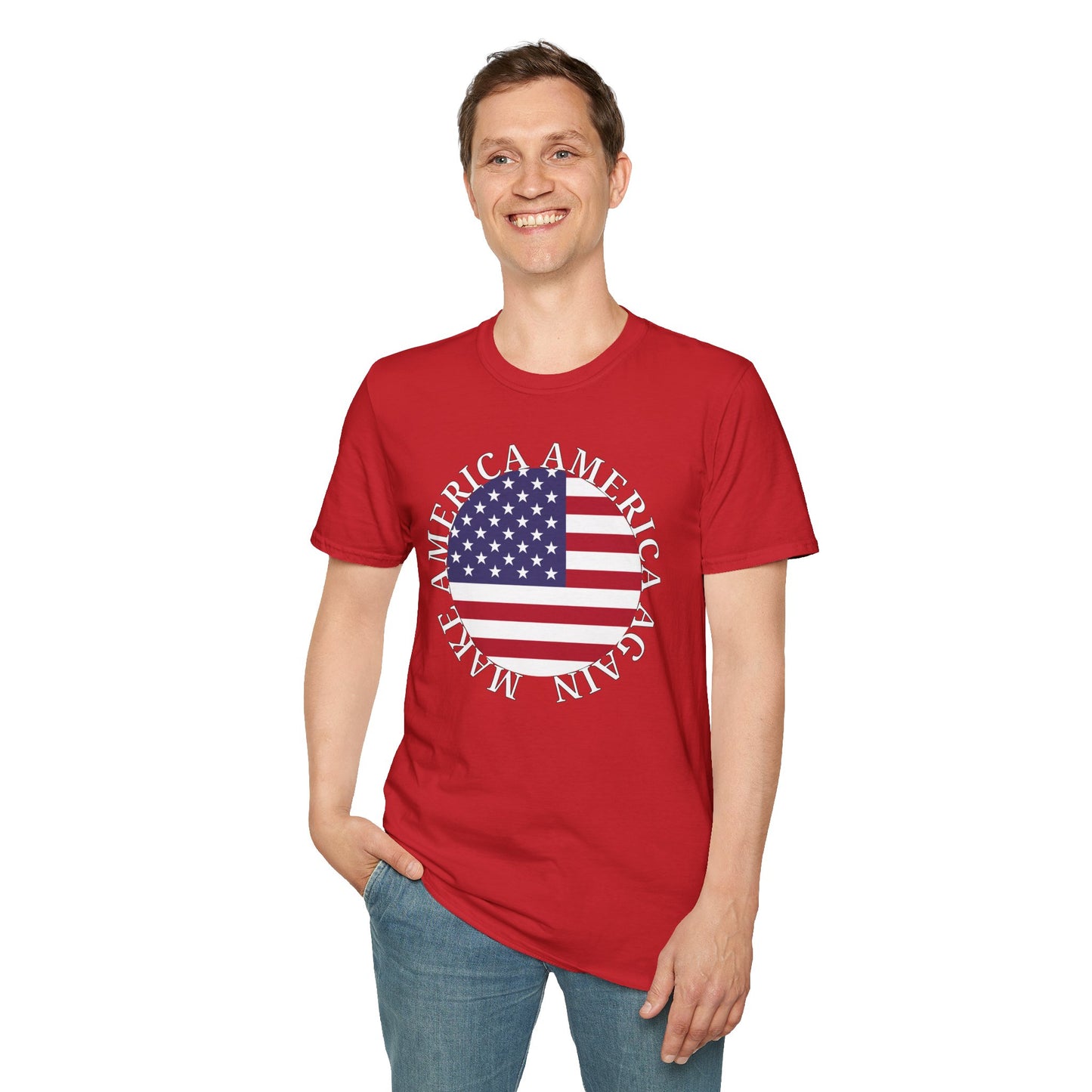 Make America America Again Flag T-Shirt