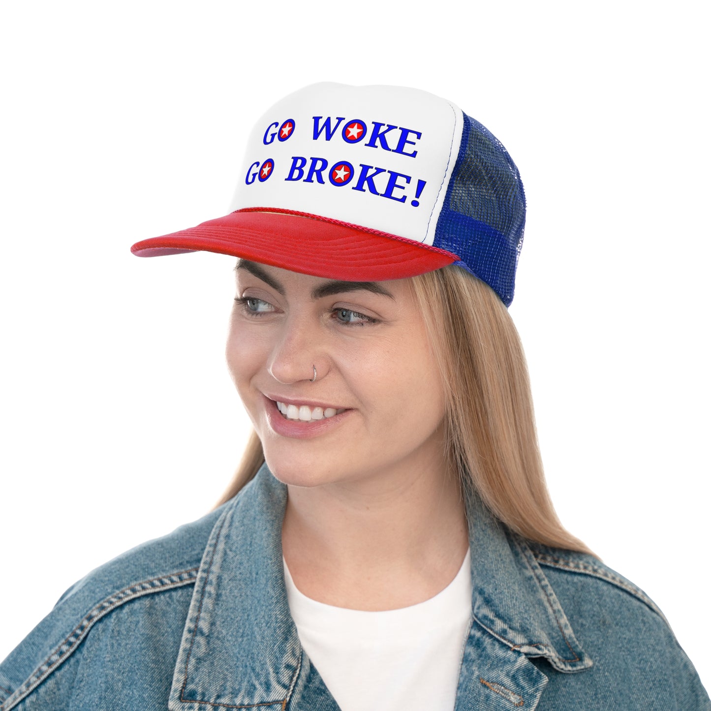 Go Woke Go Broke! Trucker Cap