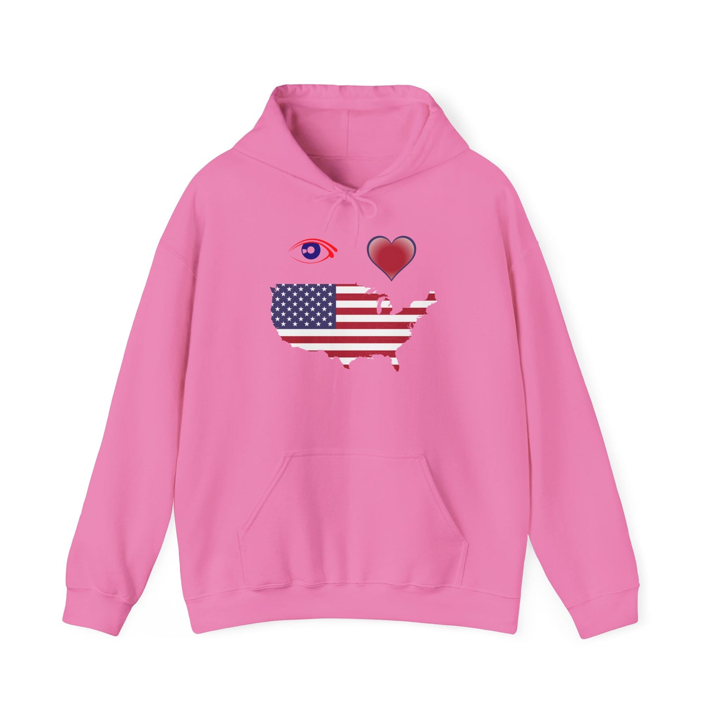 I Love America Hooded Sweatshirt