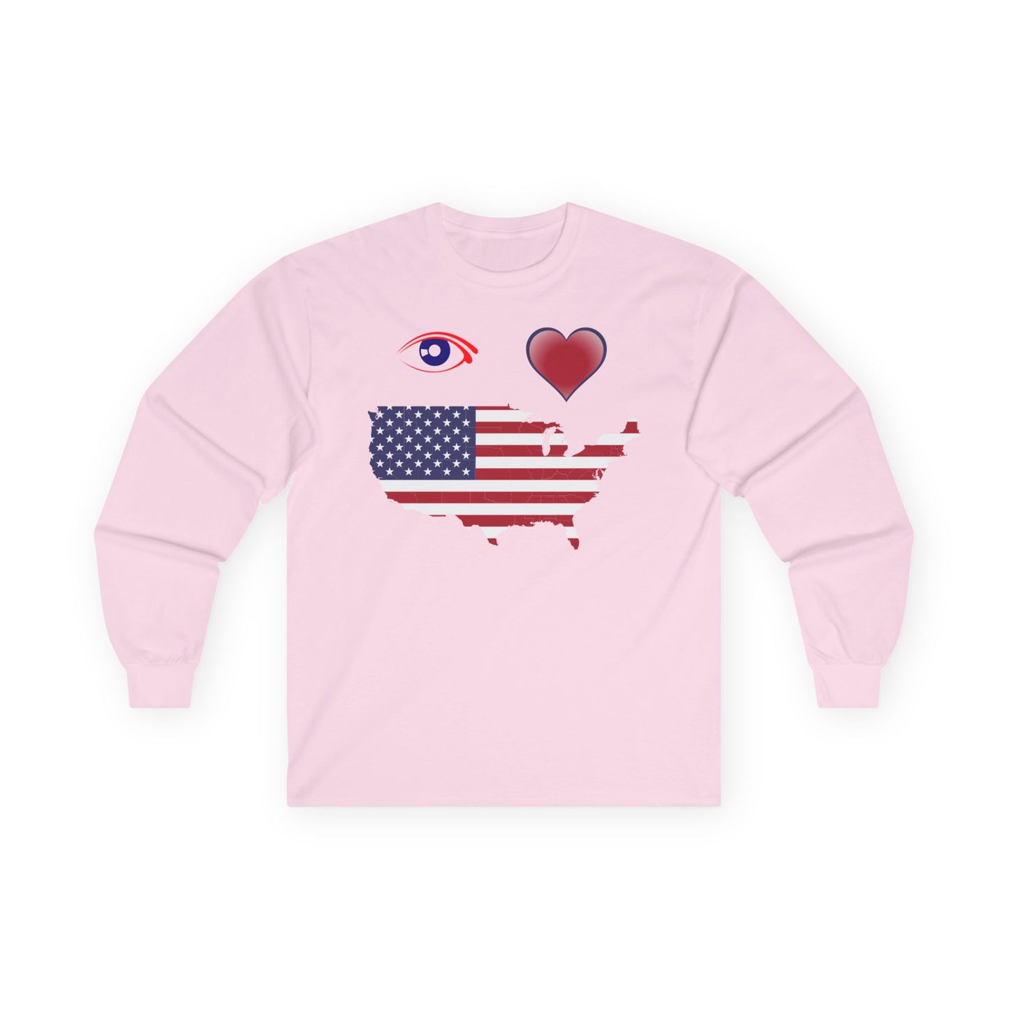 I Love America Long Sleeve Tee