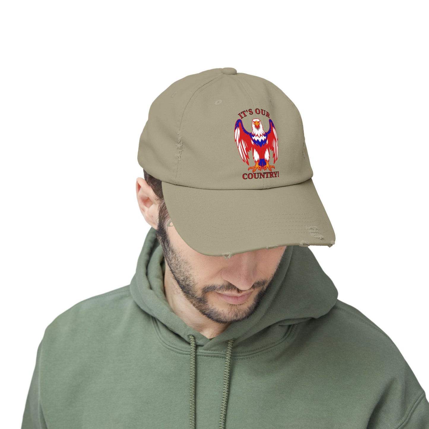 It's Our Country Distressed Cap