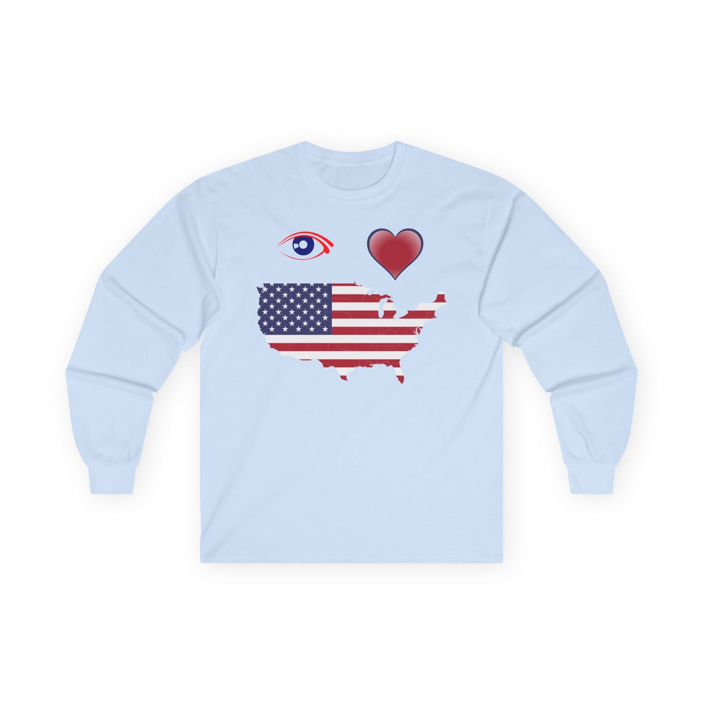 I Love America Long Sleeve Tee