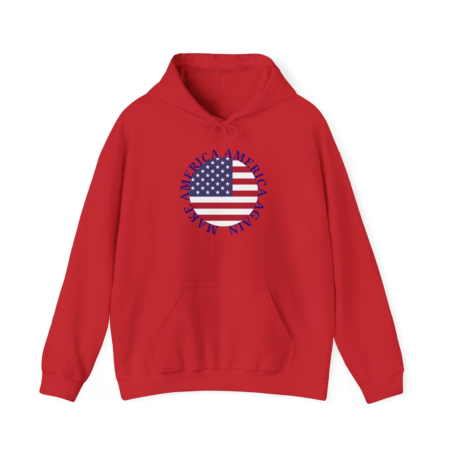 Make America America Again Flag Hooded Sweatshirt