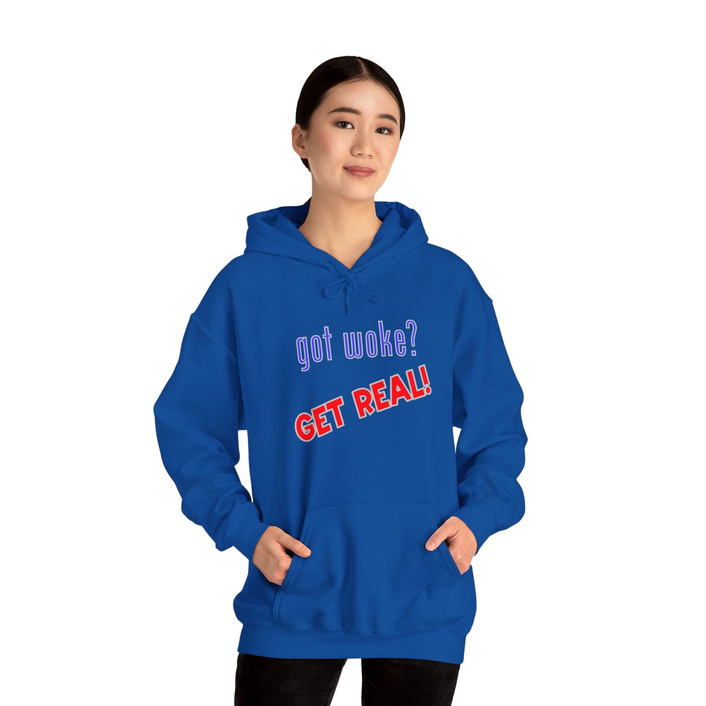 got woke? GET REAL! Hooded Sweatshirt