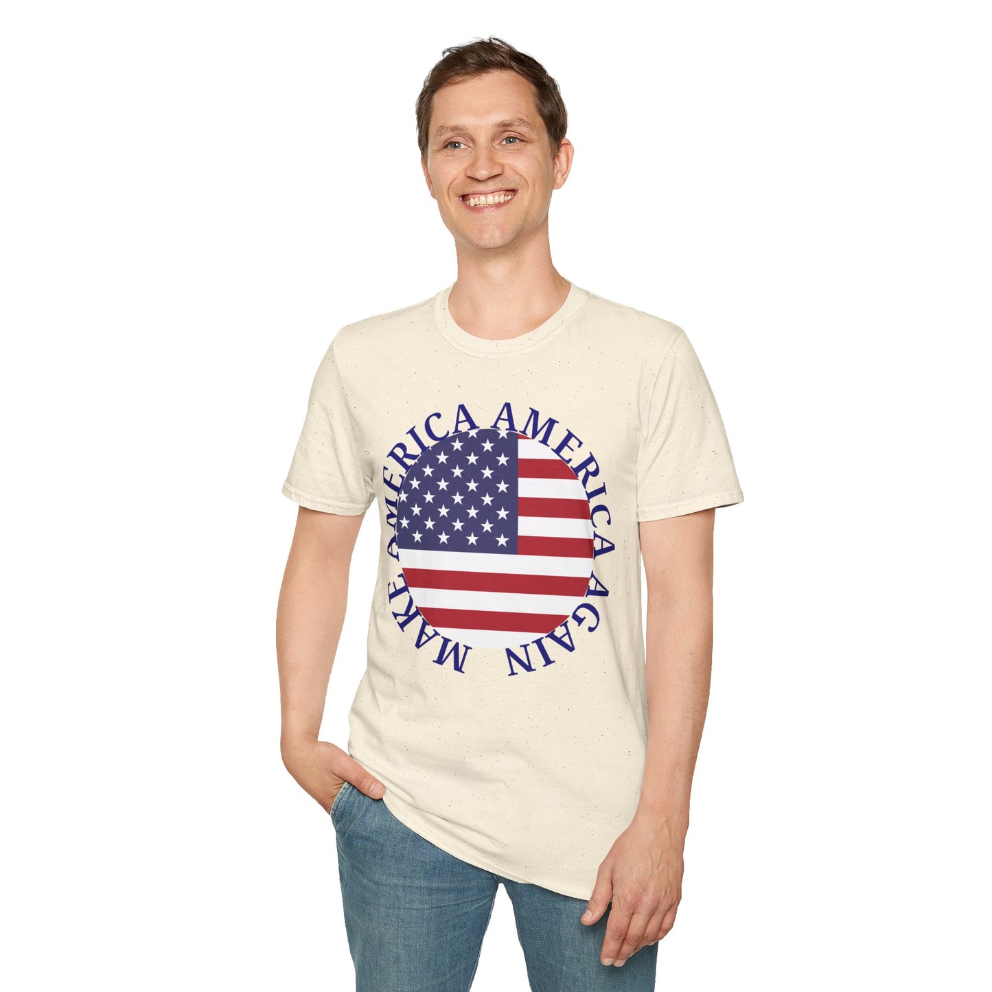 Make America America Again Flag T-Shirt