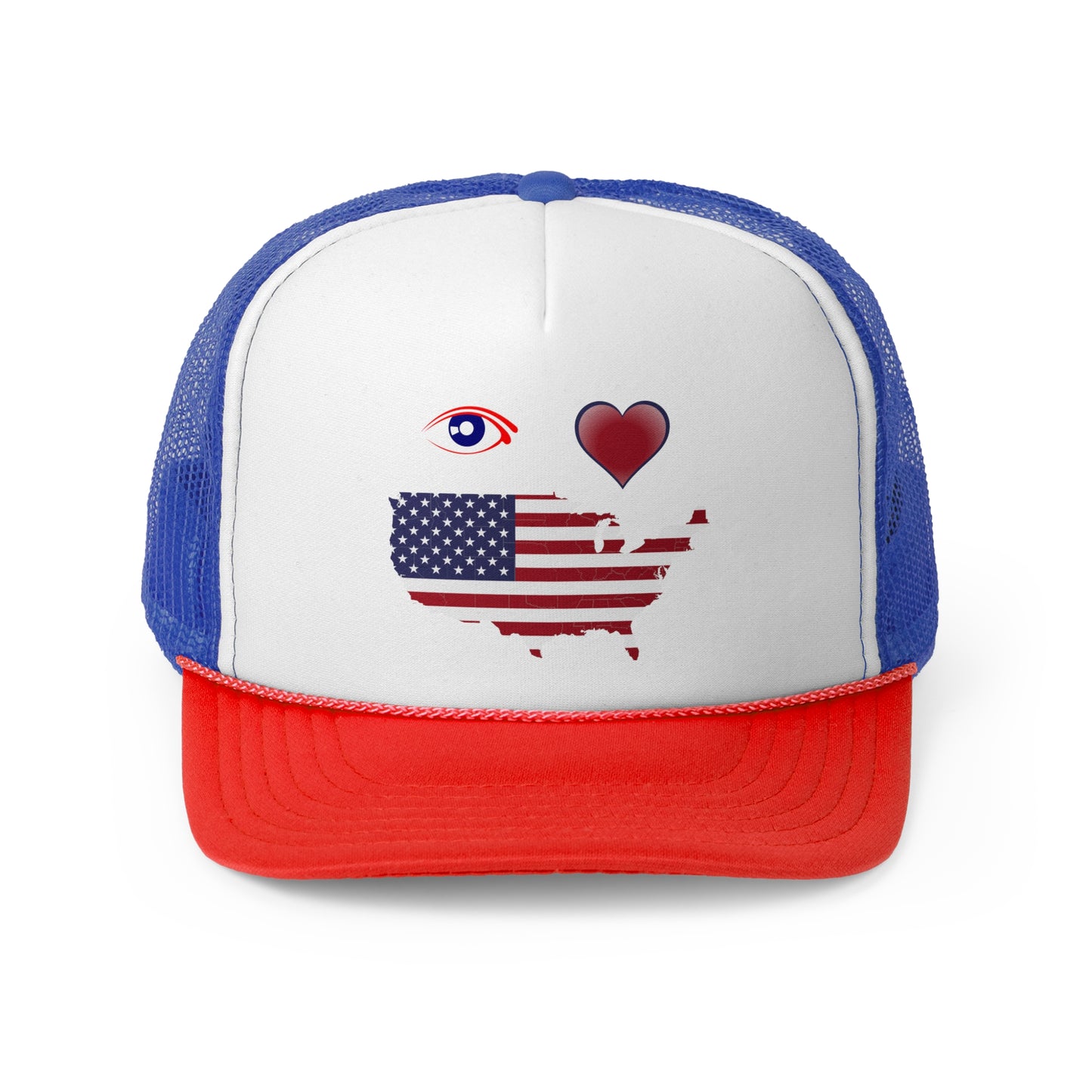 I Love America Trucker Cap