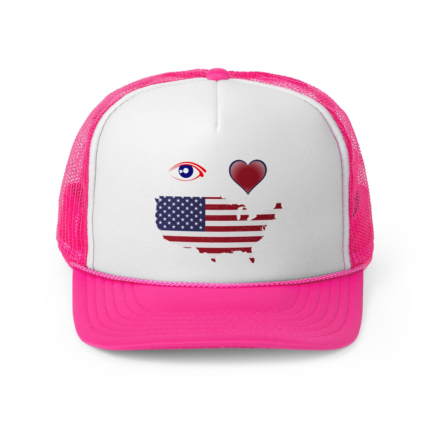 I Love America Trucker Cap