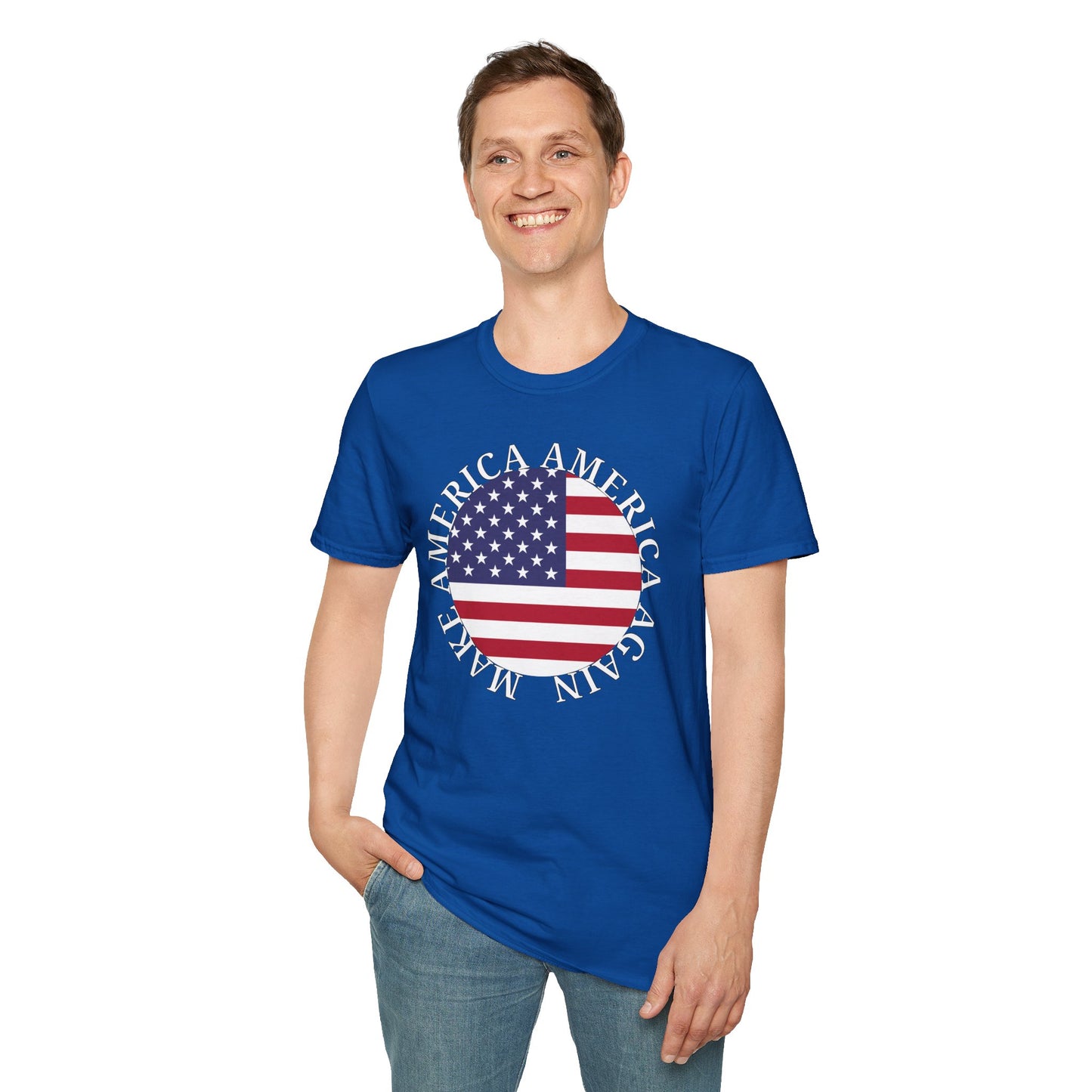 Make America America Again Flag T-Shirt