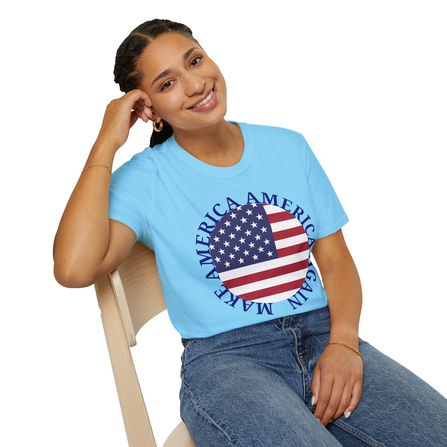 Make America America Again Flag T-Shirt