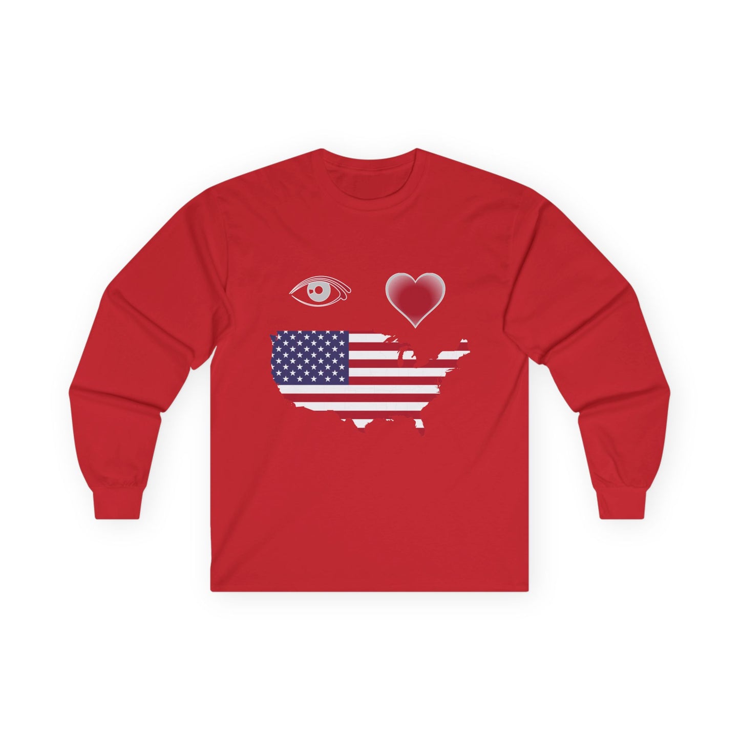 I Love America Long Sleeve Tee