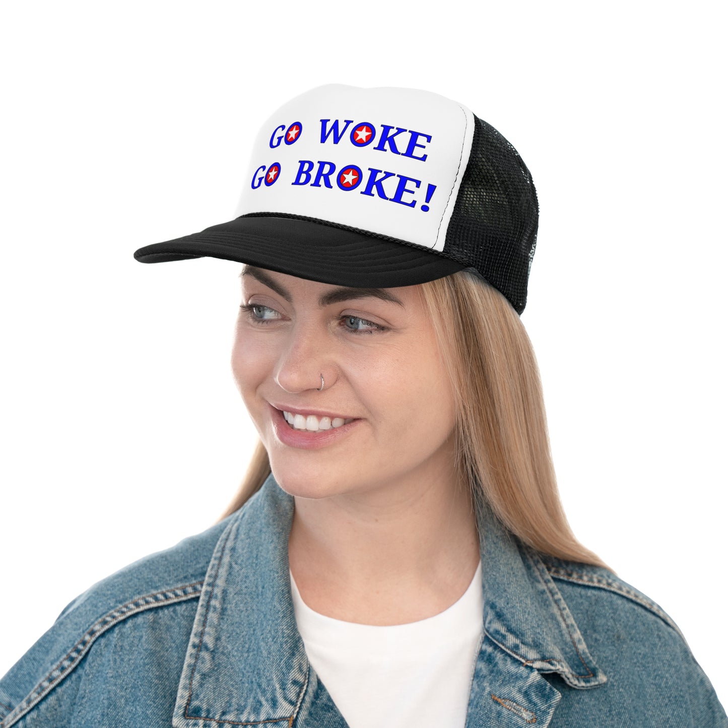 Go Woke Go Broke! Trucker Cap