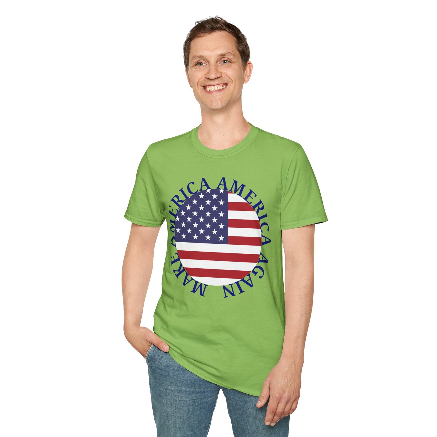 Make America America Again Flag T-Shirt