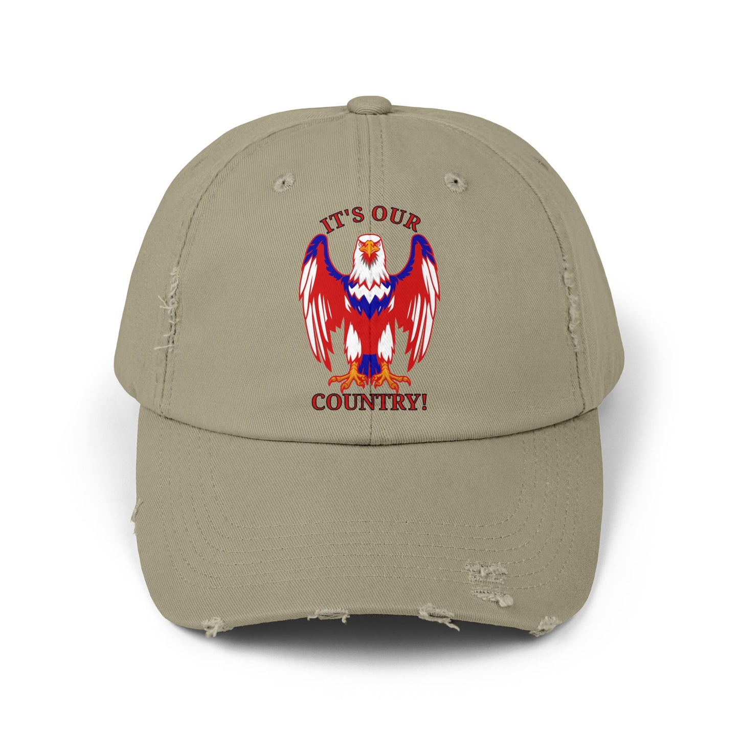 It's Our Country Distressed Cap