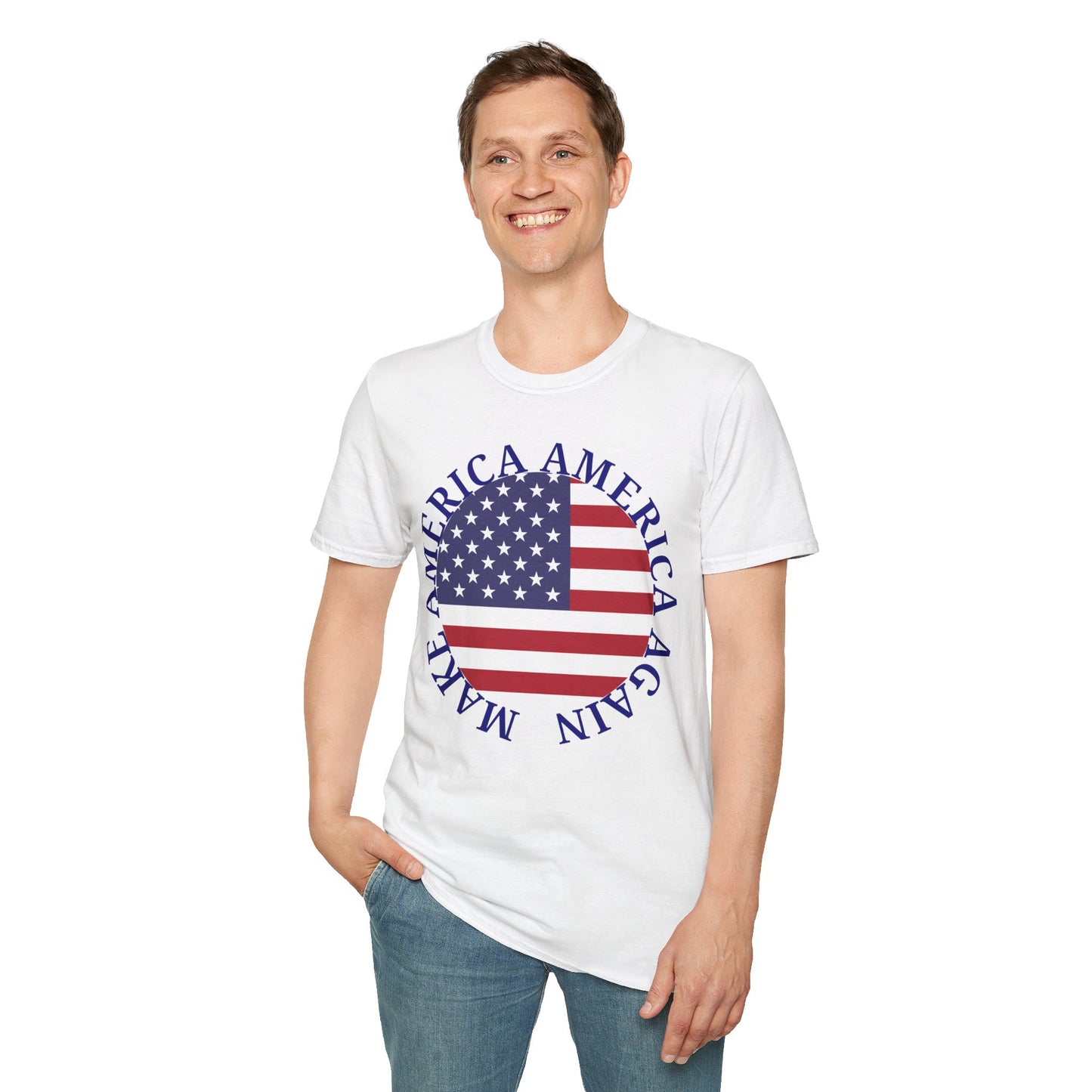 Make America America Again Flag T-Shirt