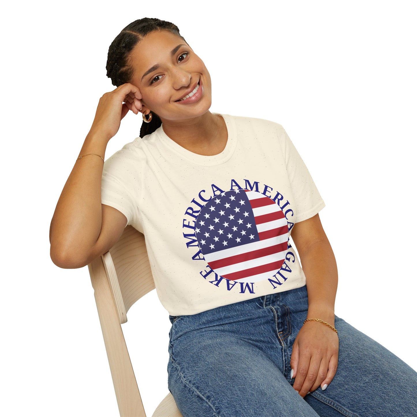 Make America America Again Flag T-Shirt