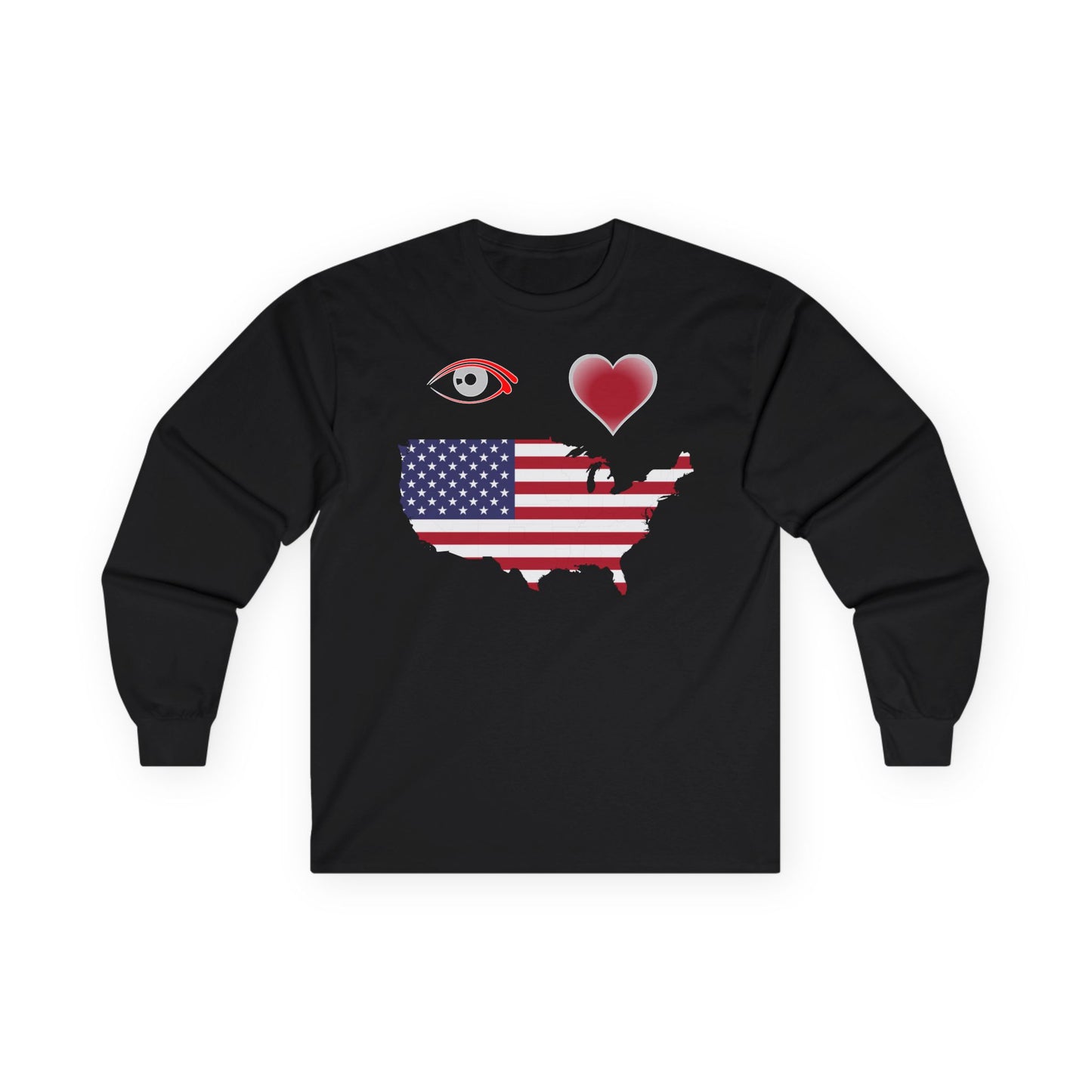 I Love America Long Sleeve Tee